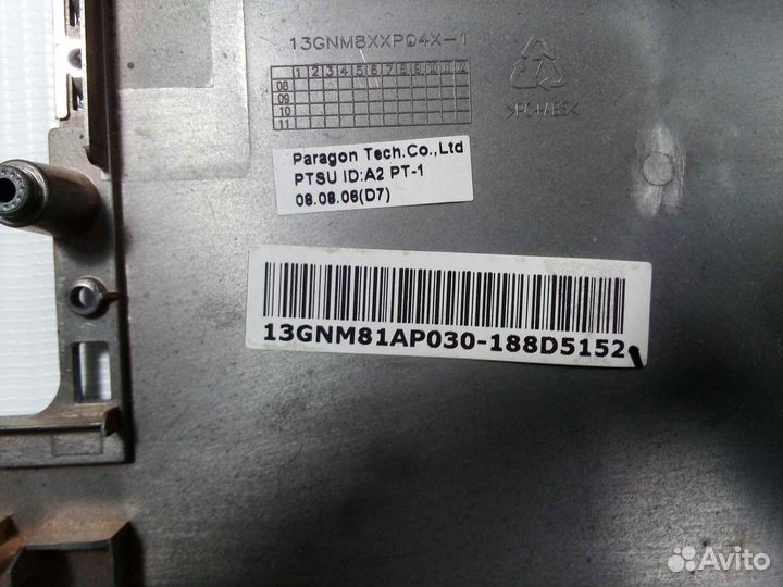 Поддон для asus F80L