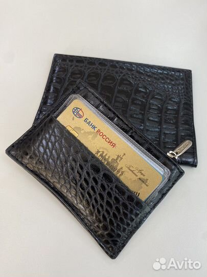 Обложка на паспорт кожаная, картхолдер кожаный