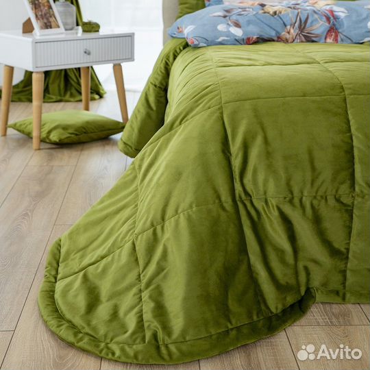 Покрывало Беллиссимо цитрон на кровать