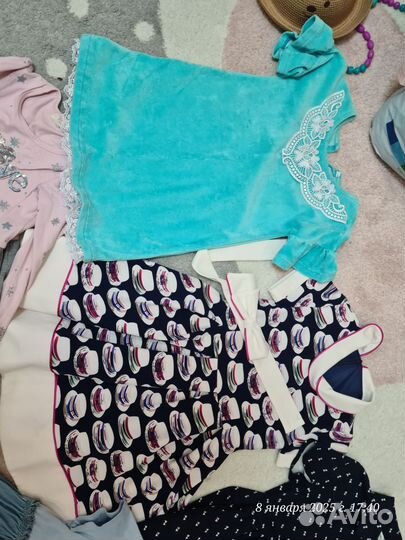 Детские вещи на девочку пакетом 116