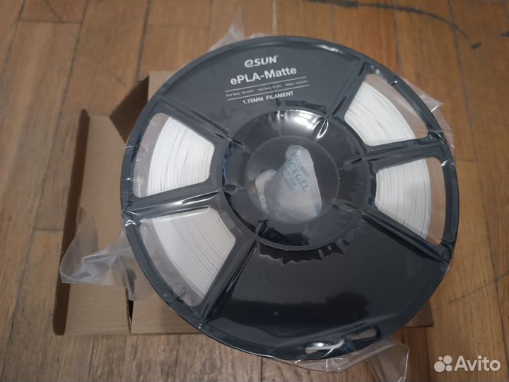 Пластик esun ePLA Matte белый 1кг