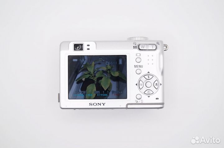 Винтажный фотоаппарат Sony CyberShot DSC W7 Серый