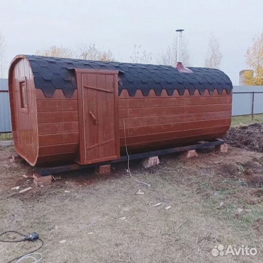 Баня бочка квадро с доставкой