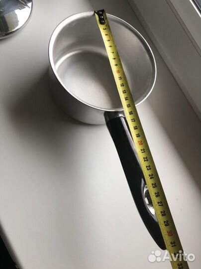 Ковш алюминиевый полированный 1,2л, из ссср.Новый