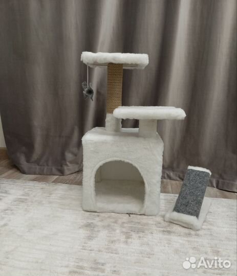 Домик для кошки с когтеточкой