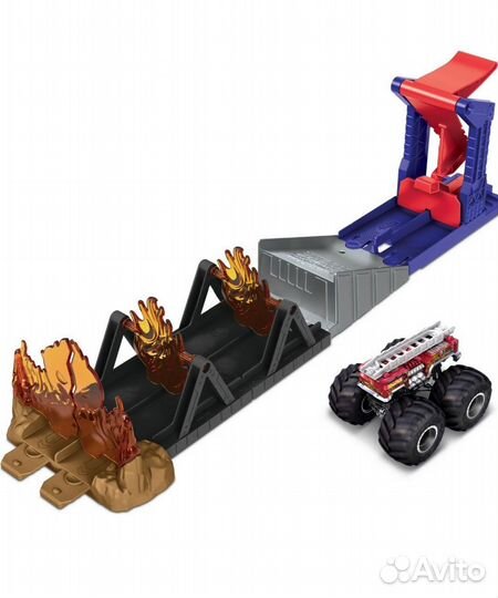 Набор игровой Hot Wheels Гонка сквозь огонь