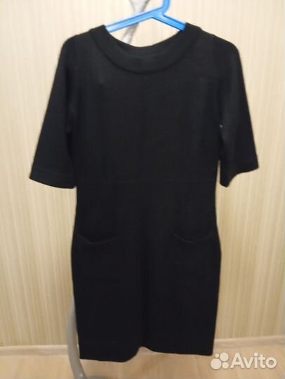 Платье чёрное трикотажное Uniqlo