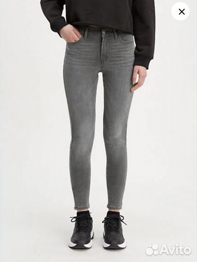 Джинсы levis 710 super skinny W26 L32 для высоких