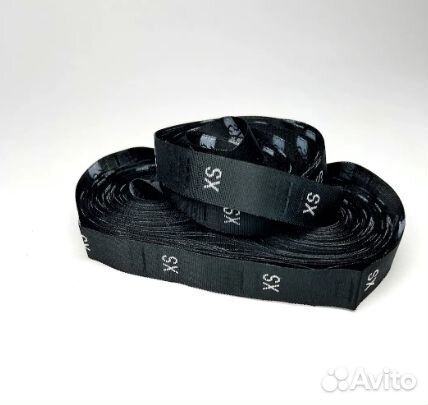 Размерники для одежды из жаккарда черные Пенза