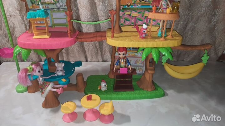 Энчантималс Набор Джунгли Кафе