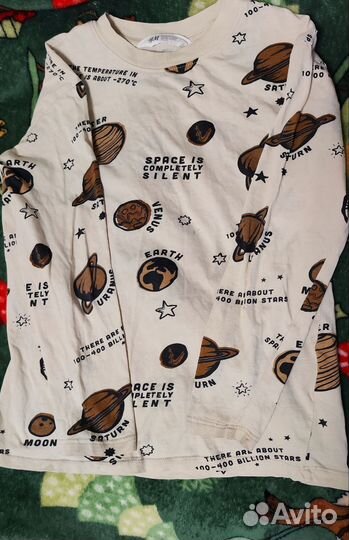 Лонгслив H&M на мальчика р 140