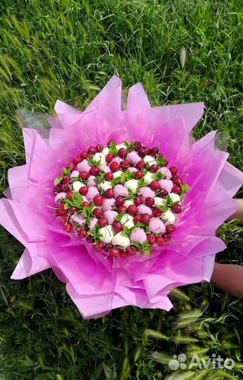 Букет из клубники в шоколаде