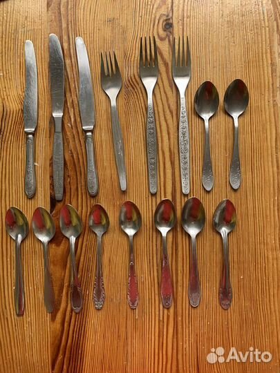 Ложки вилки ассорти СССР