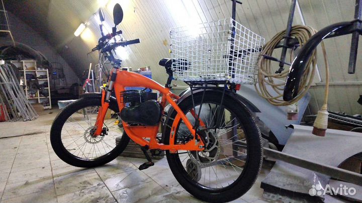 Велосипед 26 Air 3.0 c фэтбайк бензин двигателем