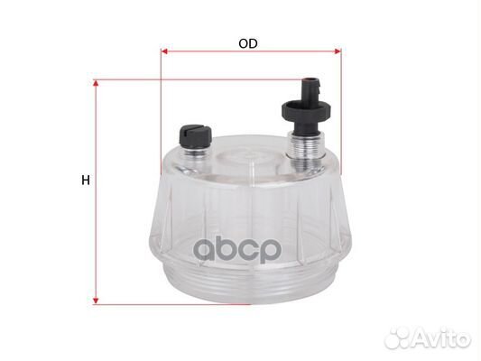 Крышка фильтра топливного FB1813 Sakura