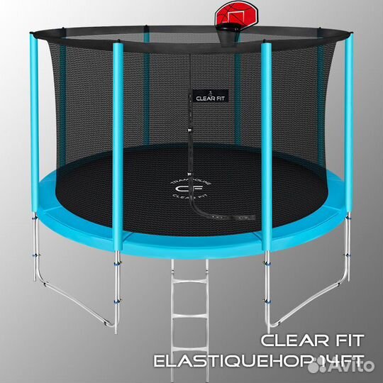 Батут Clear Fit ElastiqueHop 14Ft