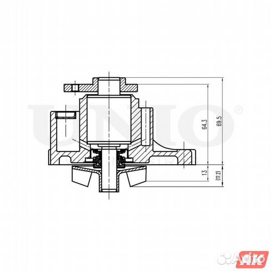 Насос водяной