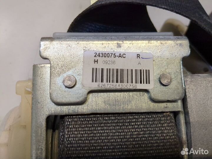 Ремень безопасности Mazda 6 USA, 2009