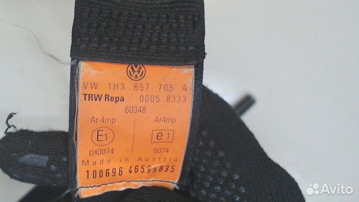 Ремень безопасности Volkswagen Golf 3, 1996