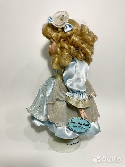 Кукла фарфоровая коллекционная Василиса