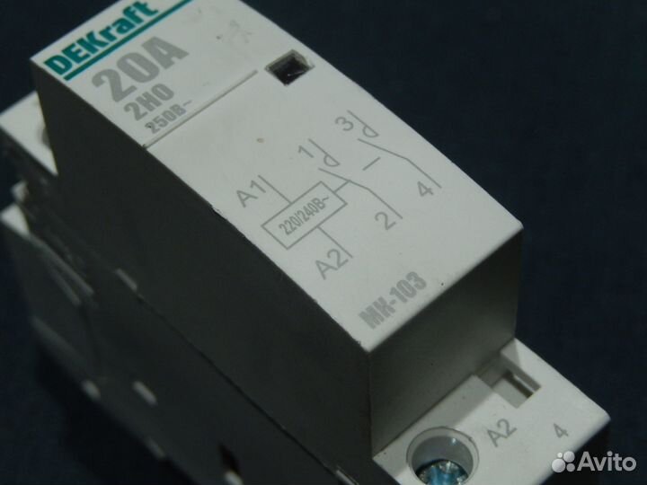 Модульные контактор DEKraft мк-103 20A 2HO