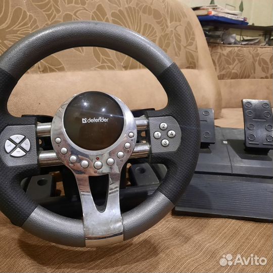 Игровой руль defender forsage gtr