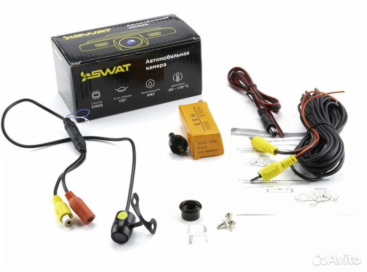 Универсальная камера заднего вида swat VDC-414