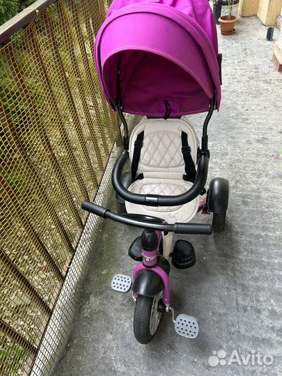 Трехколесный велосипед с родительской ручкой