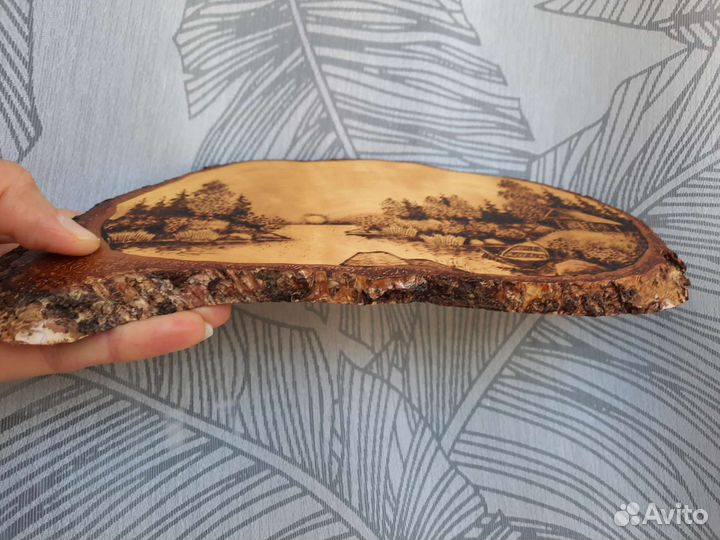 Предметы интерьера картина из дерева панно