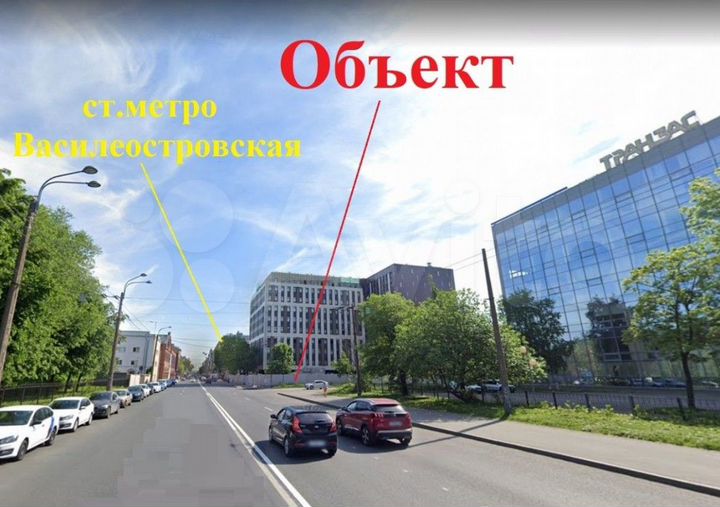 47м² проходное в апарт-отеле у м.Василеостровская