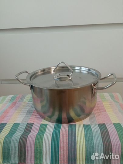 Кастрюля regent из нержавейки бу