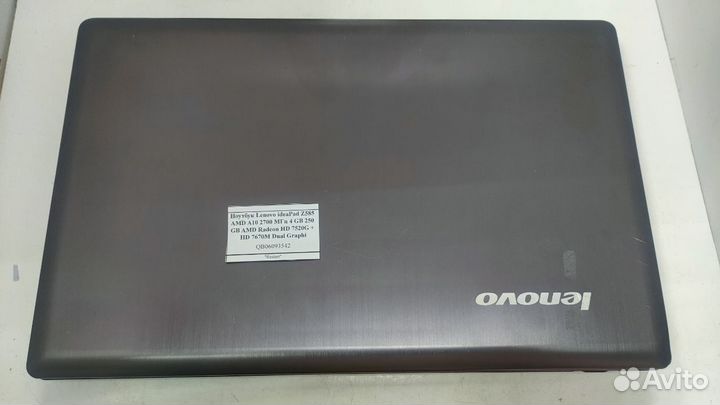 Ноутбук Lenovo ideaPad Z585