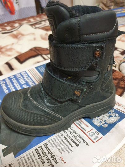 Ботинки детские зимние мех овчина 29 размер
