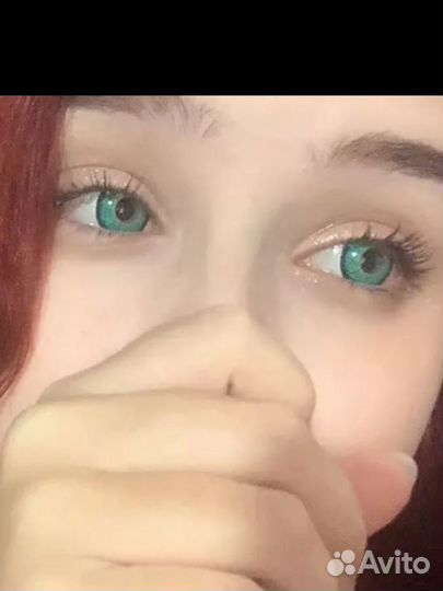 Цветные линзы неоновые карнавальные Хэллоуин