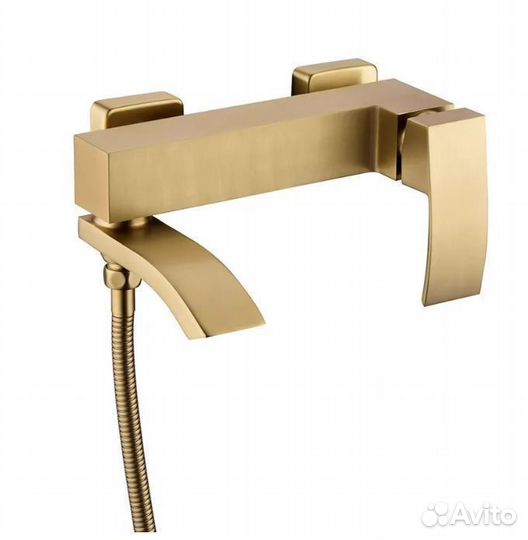 Смеситель для ванны Grocenberg GB8007 Белый хром