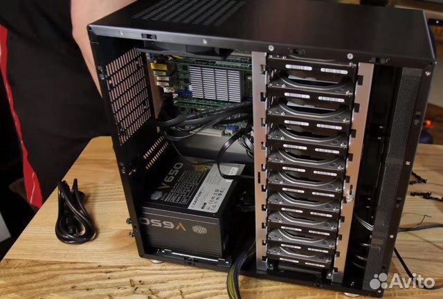 мощный компьютер с видеокартами для майнинга