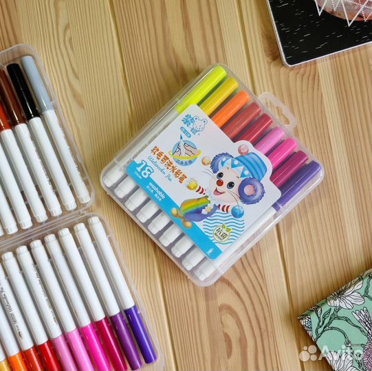 Фломастеры-кисти для рисования