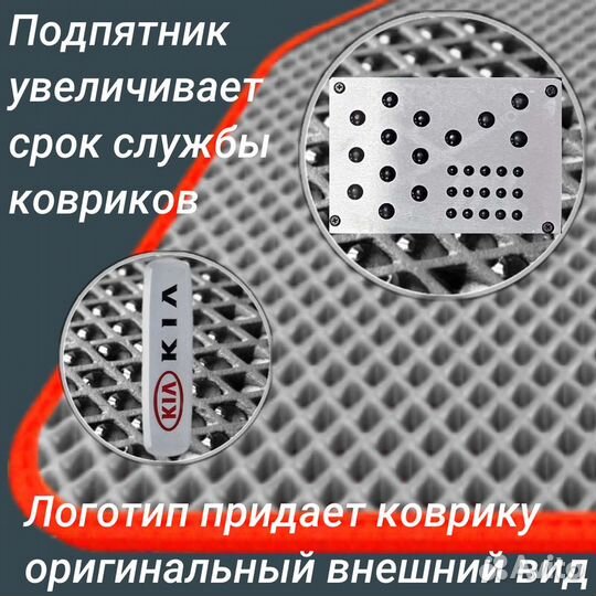 Ева EVA коврики Kia Sorento 2(2009-2012)