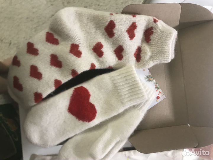 Варежки и носки набор