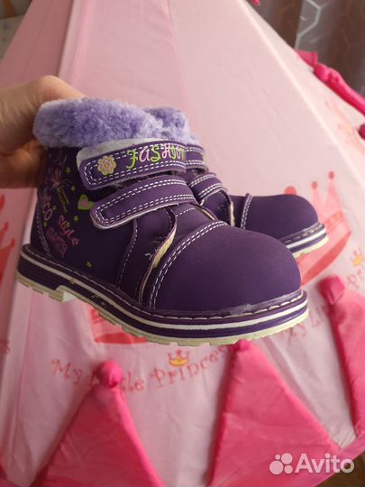 Ботинки зимние для девочки 26