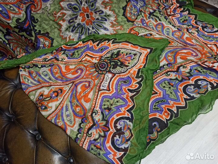 Платок шаль etro оригинал италия шелк
