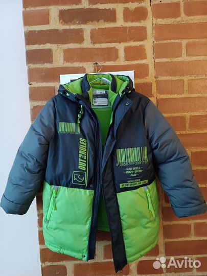 Куртка зимняя для мальчика 128 134