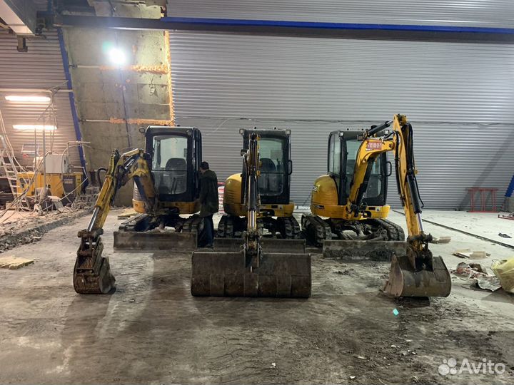 Ямобур Гидромолот Мини экскаватор Jcb Миниэкскават