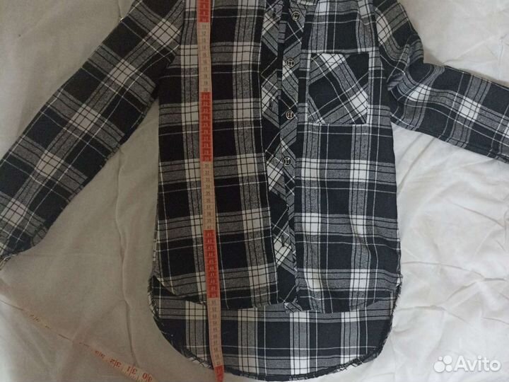 Рубашка клетчатая на девочку