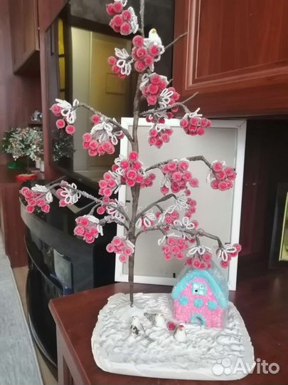 Деревья из бисера