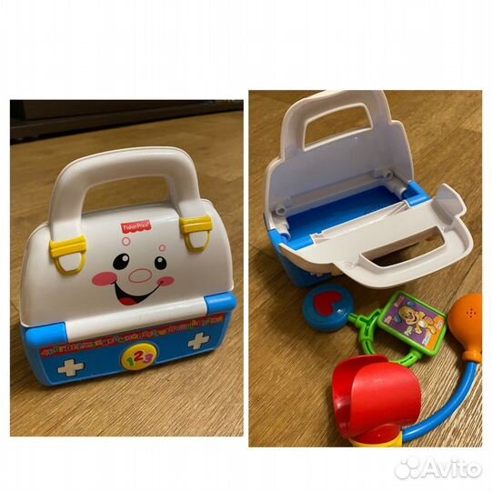 Чемоданчики доктора Fisher Price и Д. Плюшевой