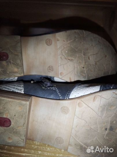 Ботинки женские кожа