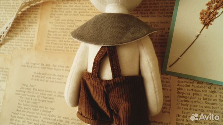 Эко Игрушка мишка Тедди ручной работы