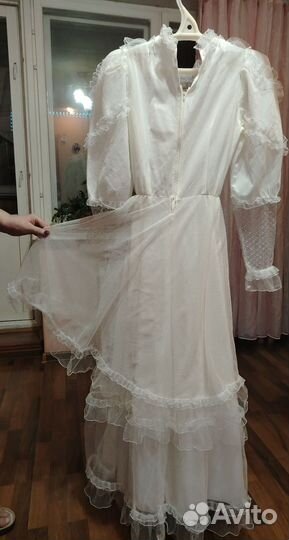 Винтажное ажурное платье