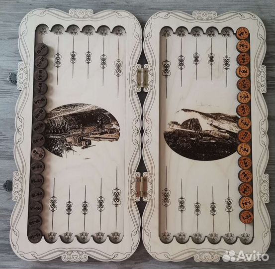 Нарды ручной работы 48 на 25 см